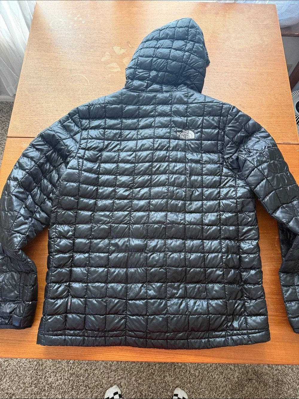 The North Face Black Quilted Hooded Puffer Jacket